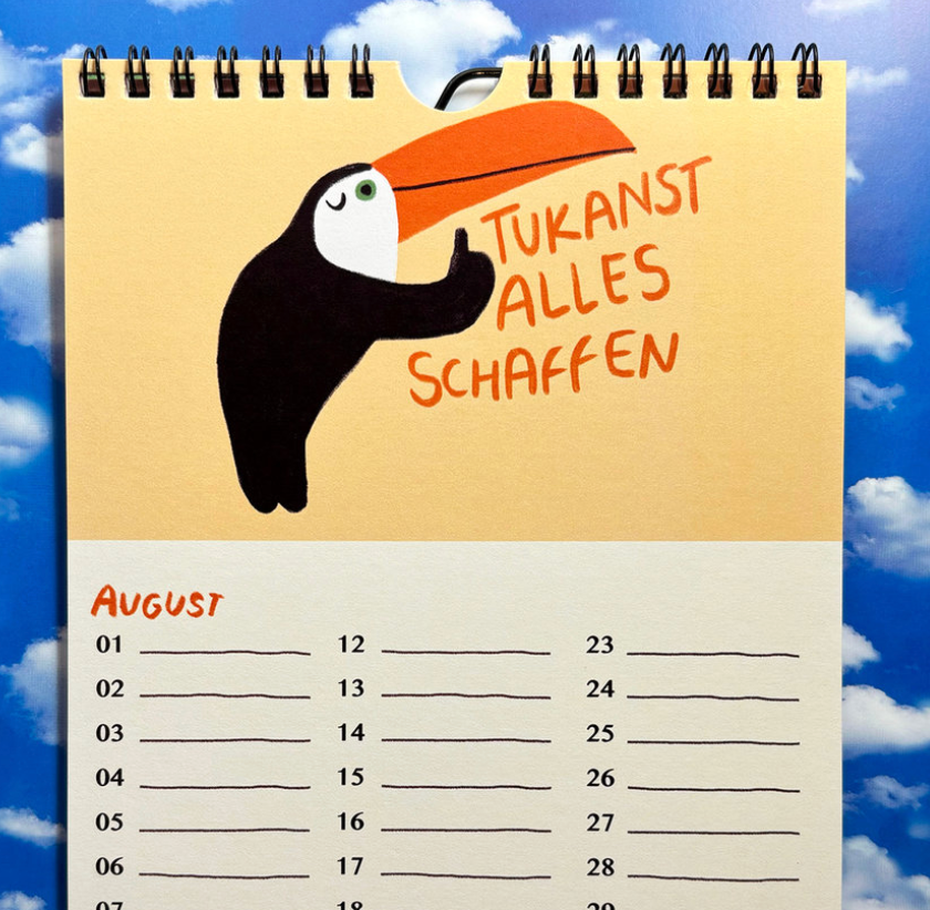 Kalender / Der Gans Liebe VogelKalender