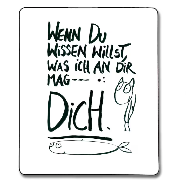 Magnet // " Wenn du Wissen willst..."