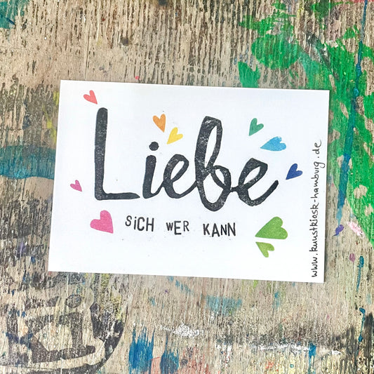 kuki Sticker // "Liebe sich wer kann" NEU
