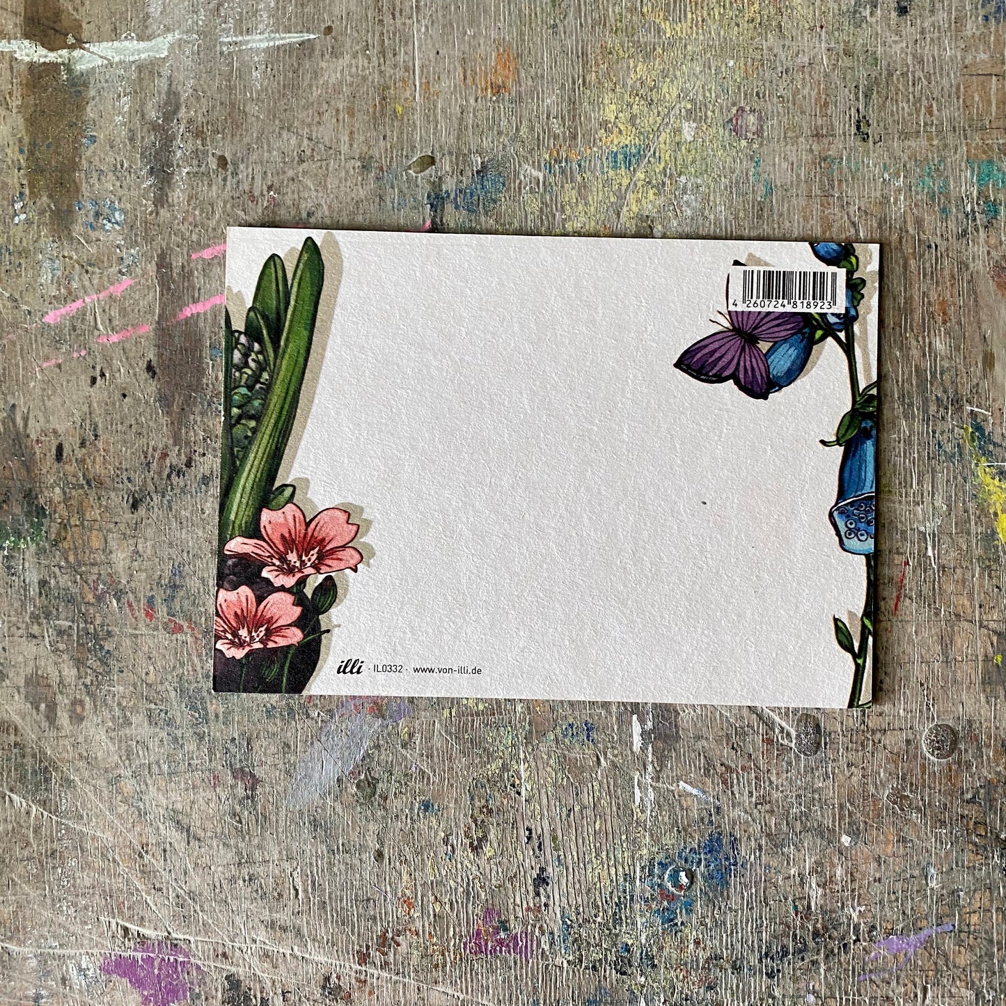 Postkarte illi // Frühlingsblumen