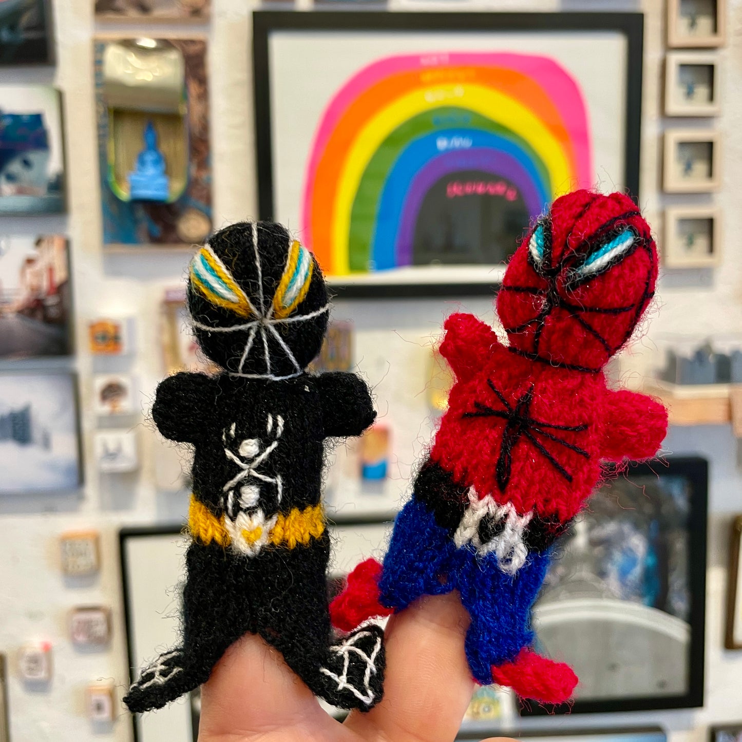 Fingerpuppe // Spiderman & Miles Morales