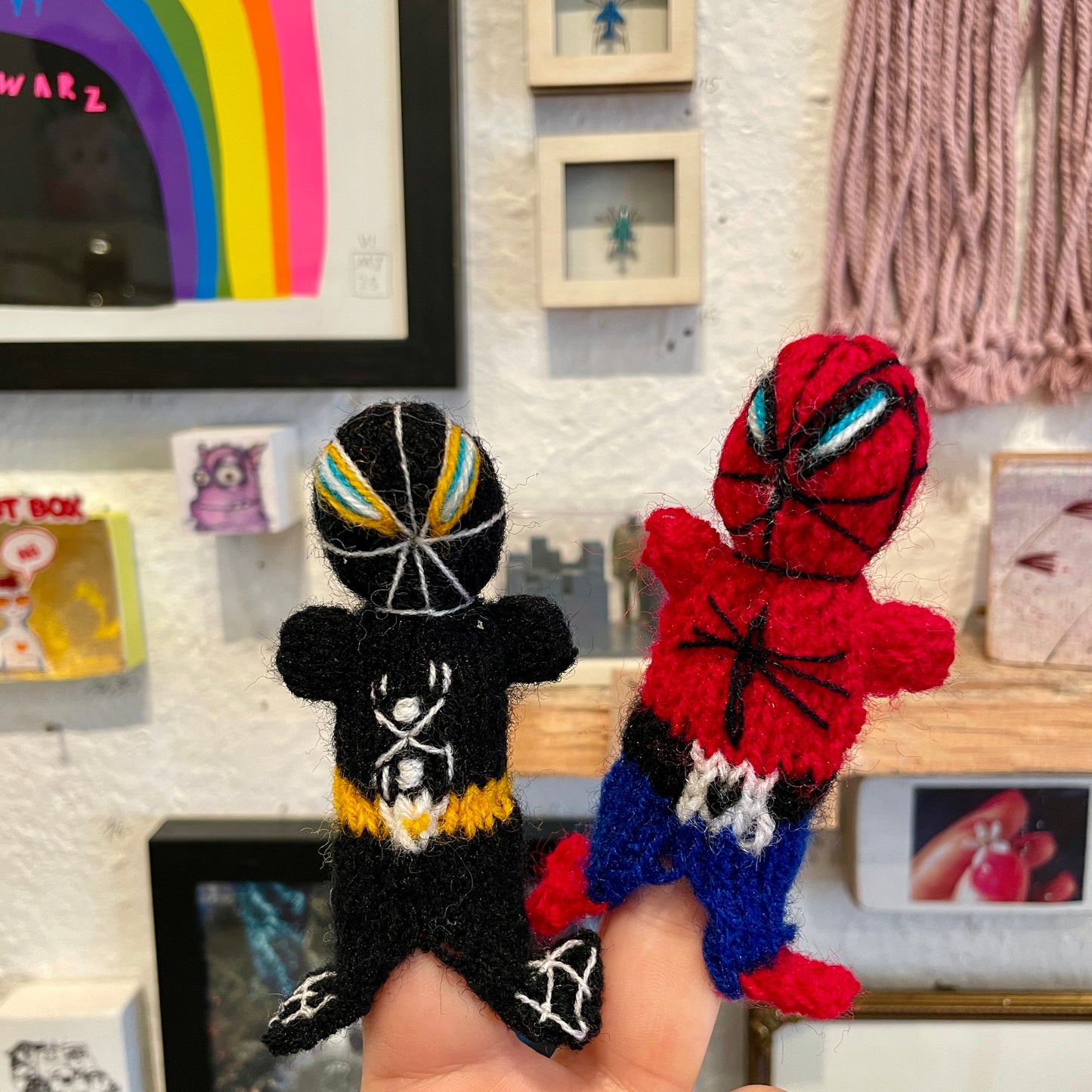 Fingerpuppe // Spiderman & Miles Morales