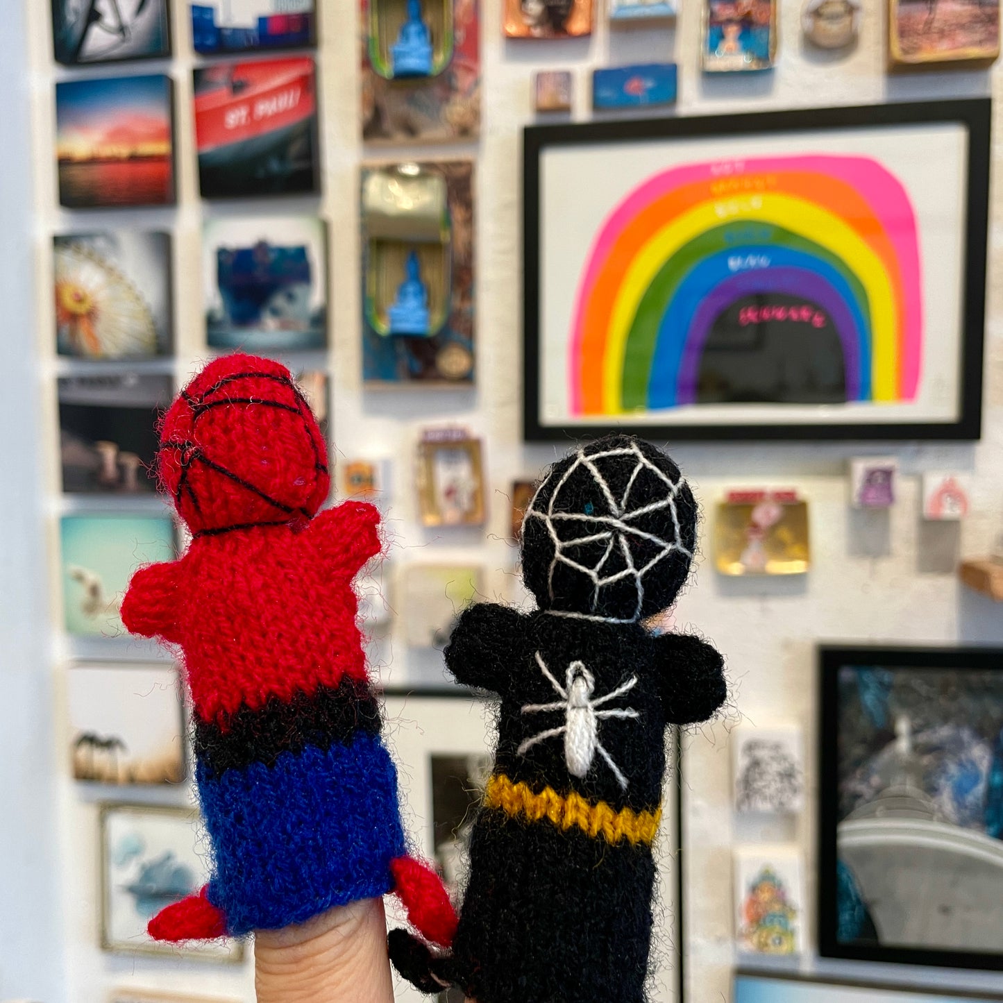 Fingerpuppe // Spiderman & Miles Morales