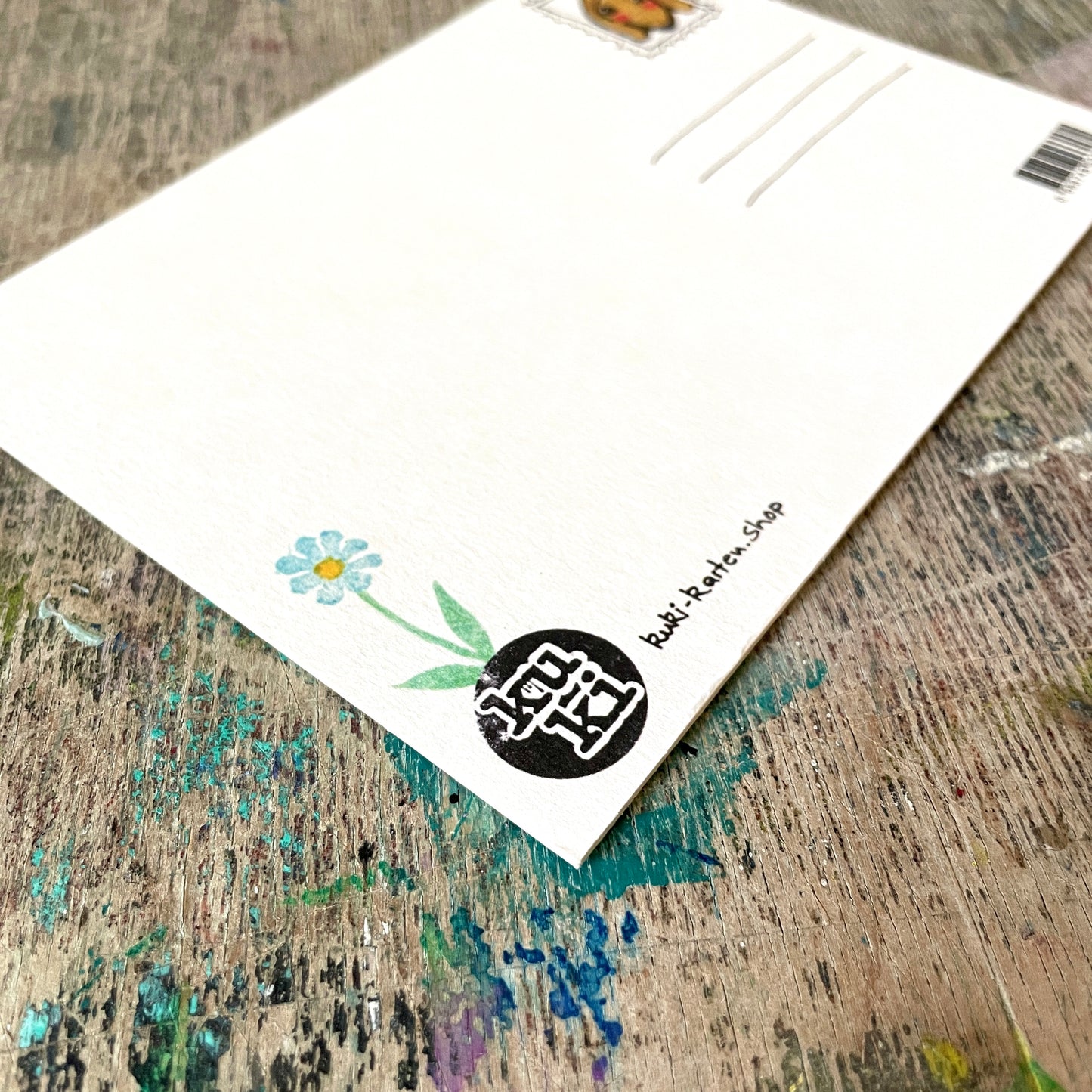 kuki Postkarte, Dackel Liebe