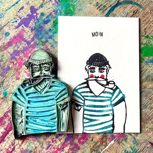 kuki Postkarte // "Moin Matrose"