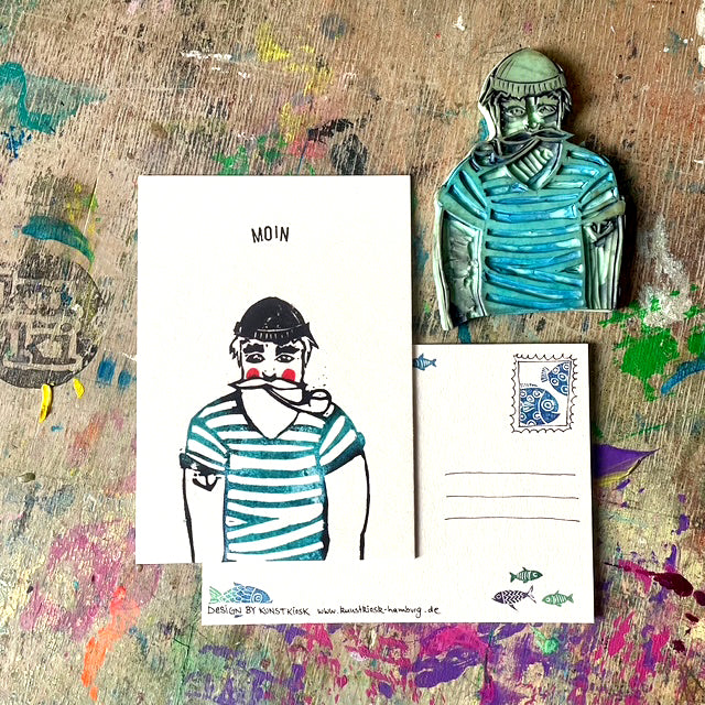 kuki Postkarte "Moin Matrose"