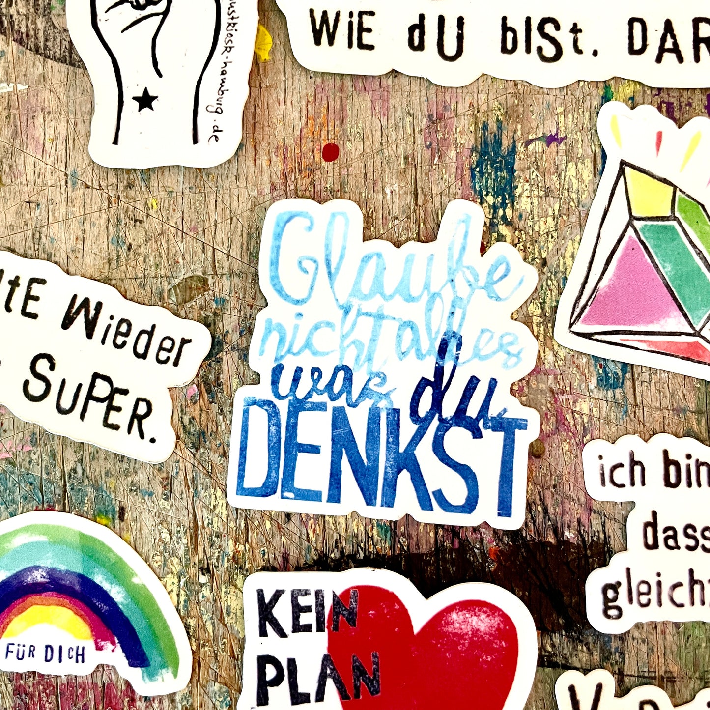 „Glaube nicht alles ein Phase“ kuki Postkarte