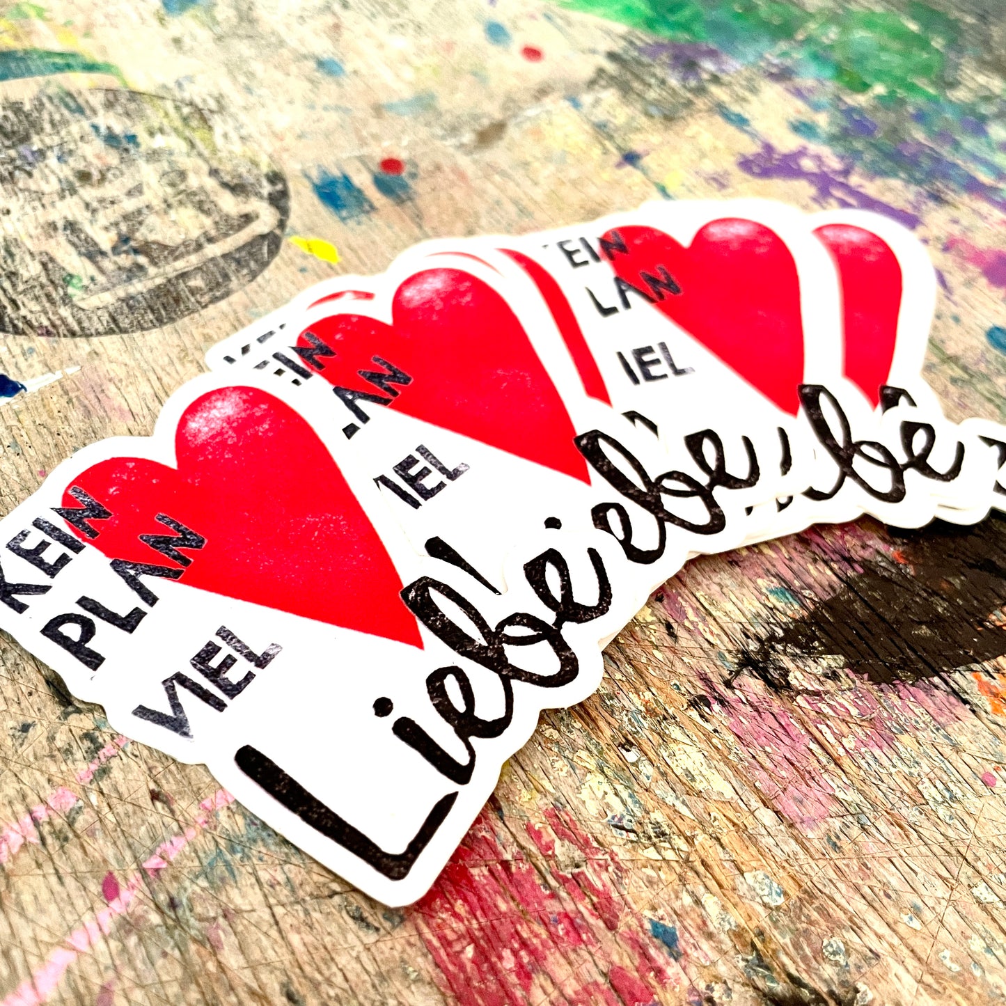 kuki Sticker," kein Plan viel Liebe"
