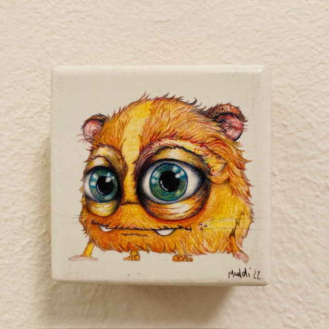 „Morgenschnuffel" by Maddesign.hh // MonStarZ auf Holz