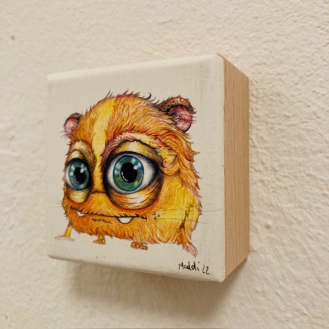 „Morgenschnuffel" by Maddesign.hh // MonStarZ auf Holz