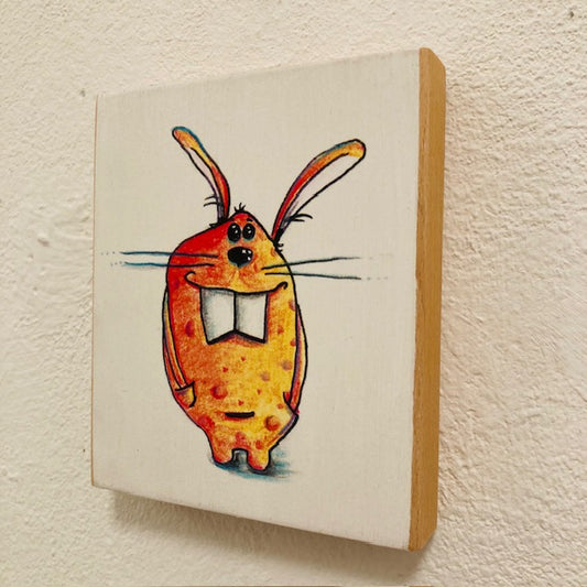 MonStarZ auf Holz „Hasi Hase"