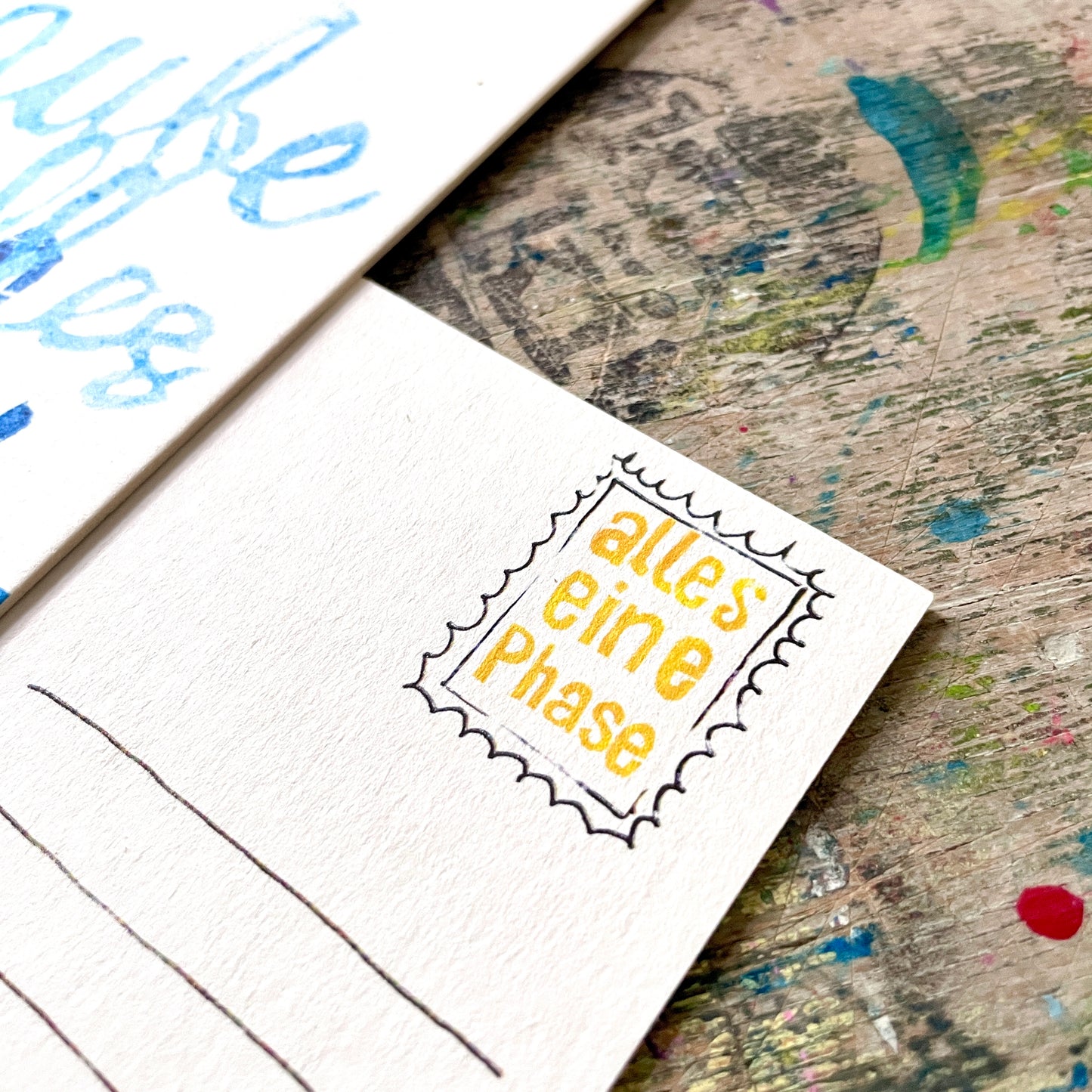 „Glaube nicht alles ein Phase“ kuki Postkarte