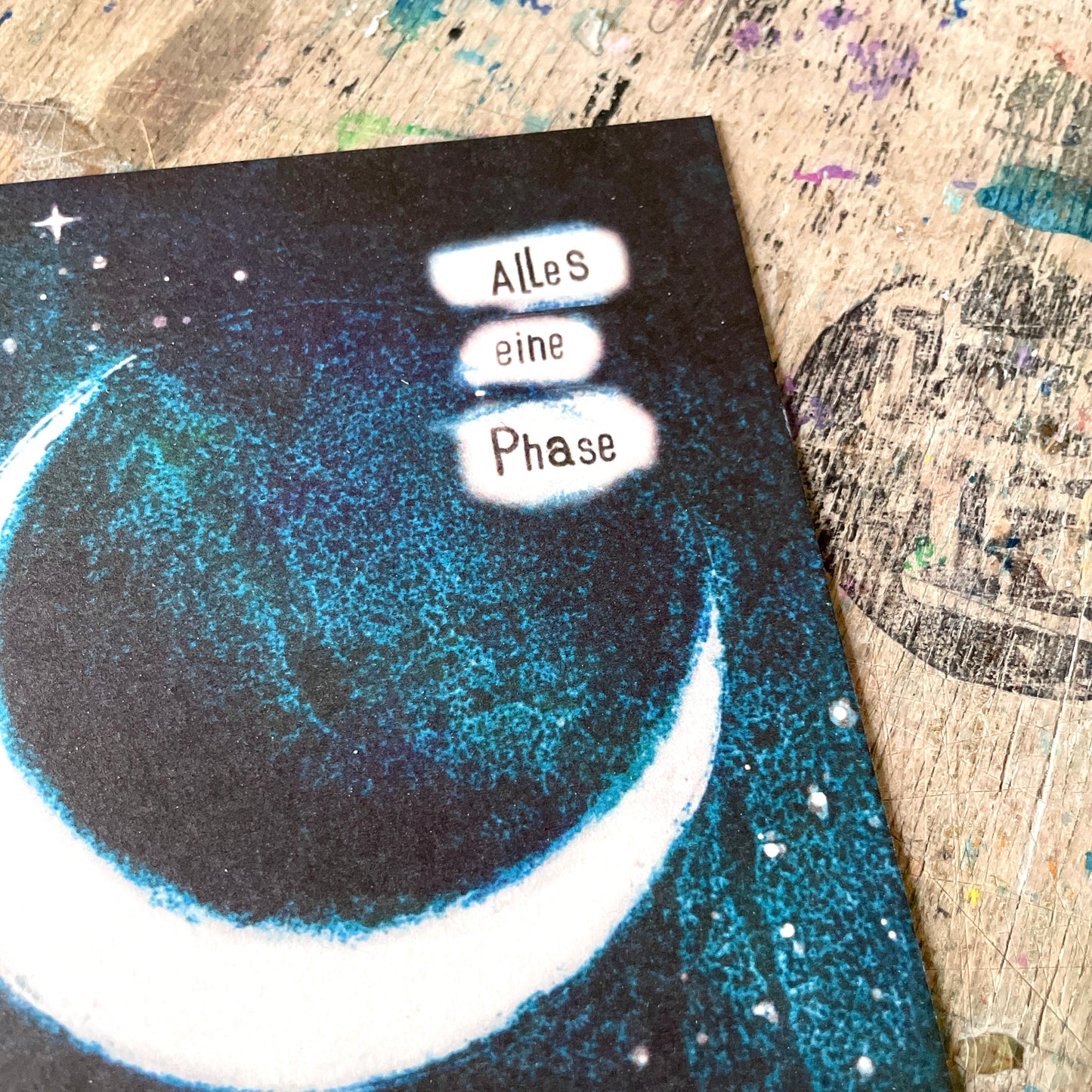 „Alles eine Phase“ kuki Postkarte