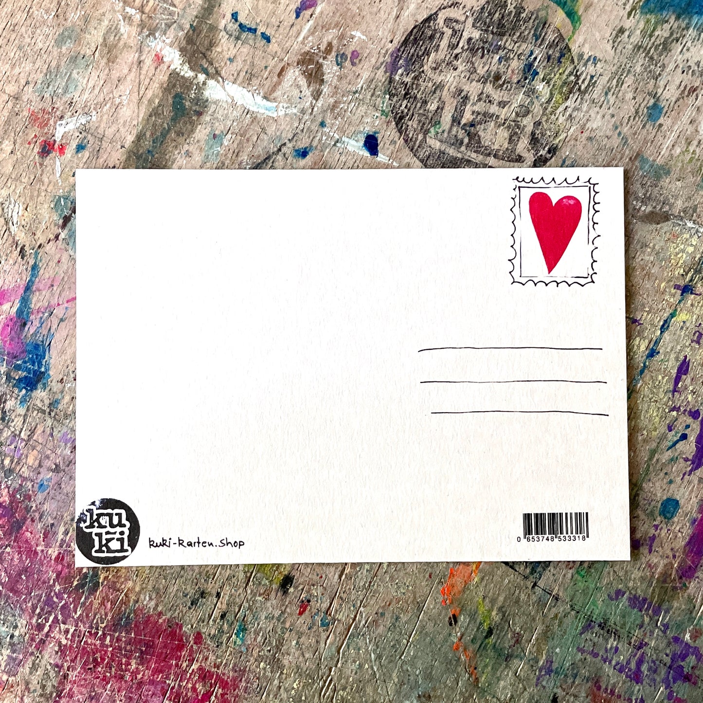 „Alles eine Phase“ kuki Postkarte