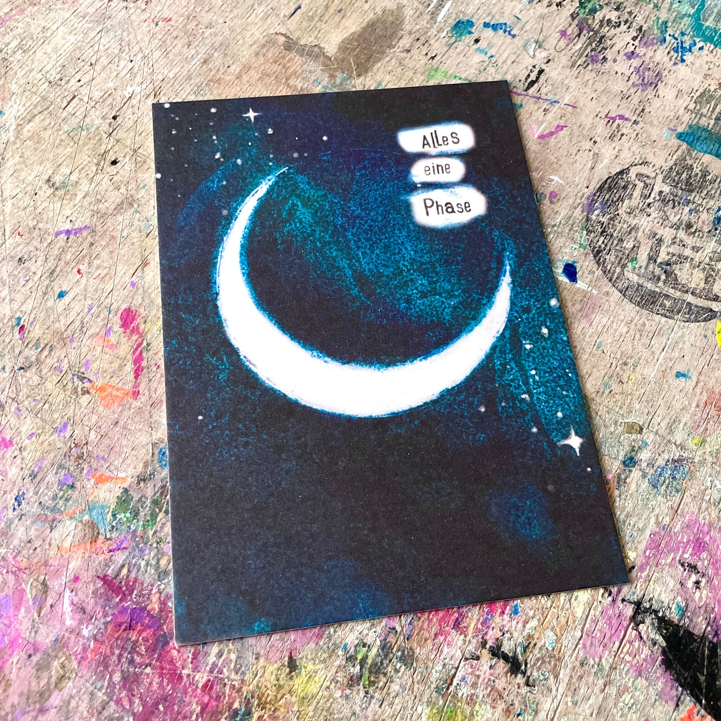 „Alles eine Phase“ kuki Postkarte