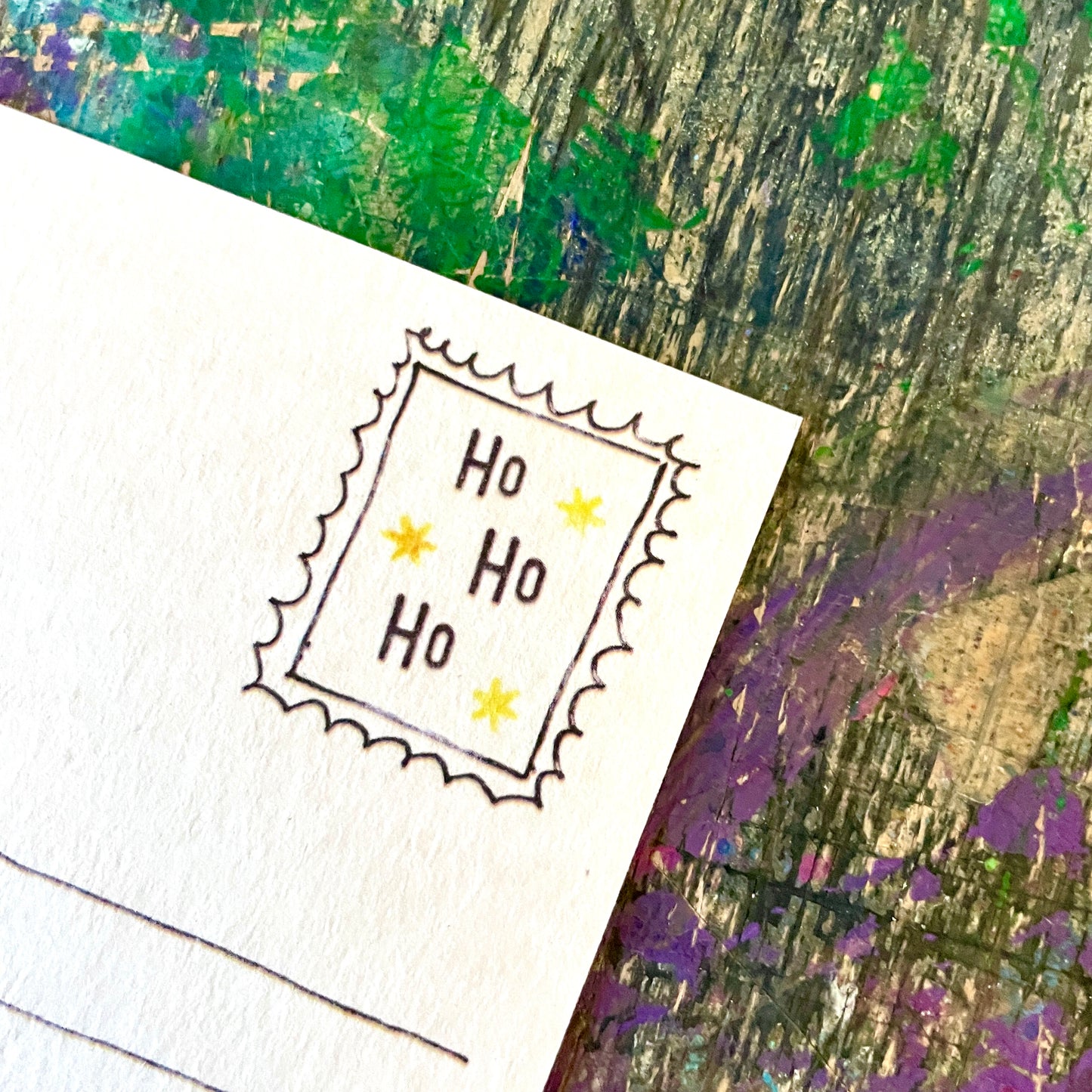 "Fröhliche Weihnachten" kuki Weihnachtspostkarte Sternenwiesen