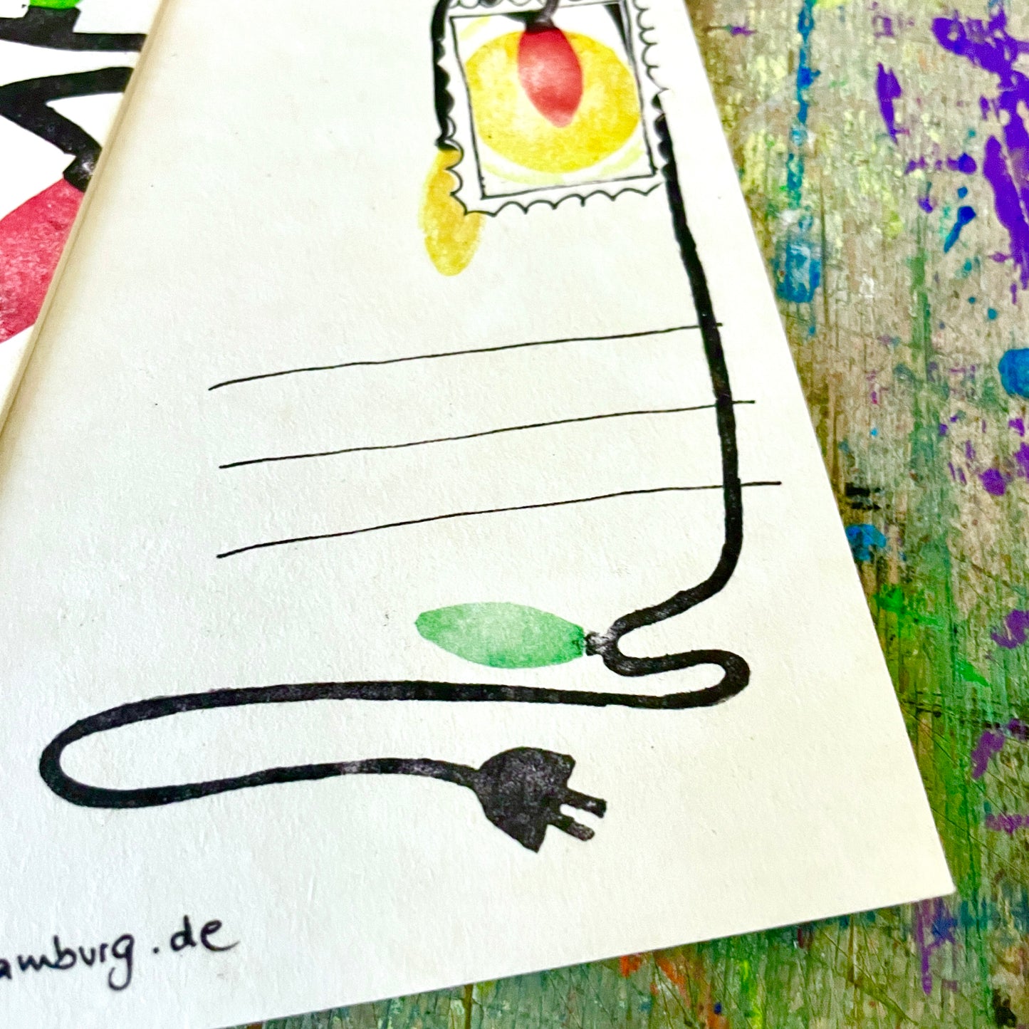 kuki Postkarte "Alle Jahre wieder"