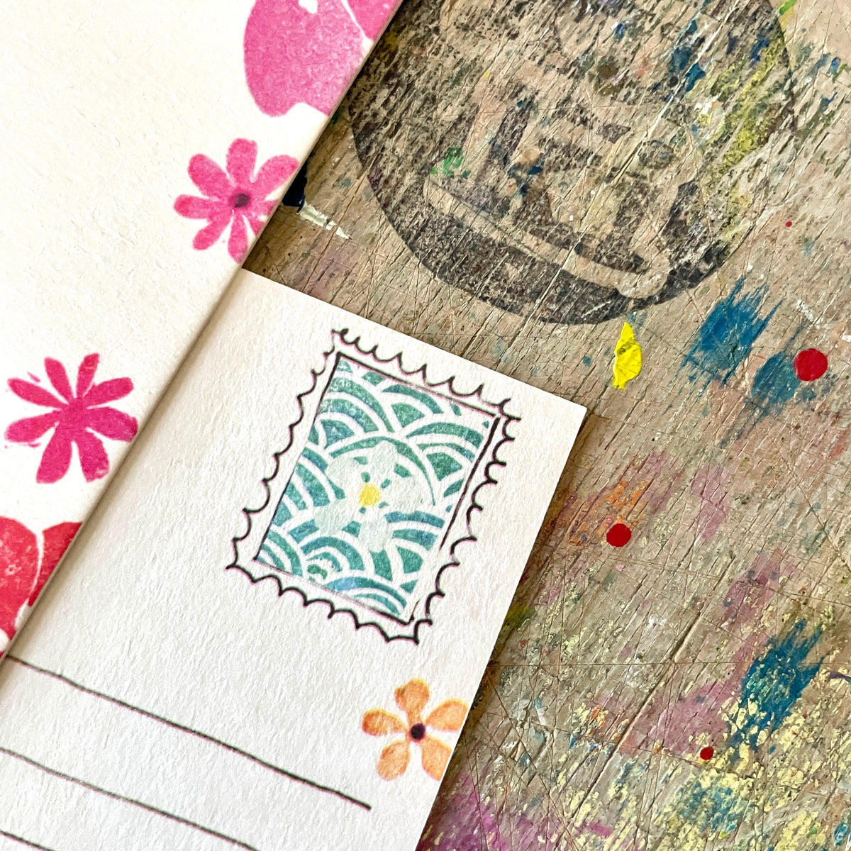 kuki Postkarte "Glück, Glück, Glück"