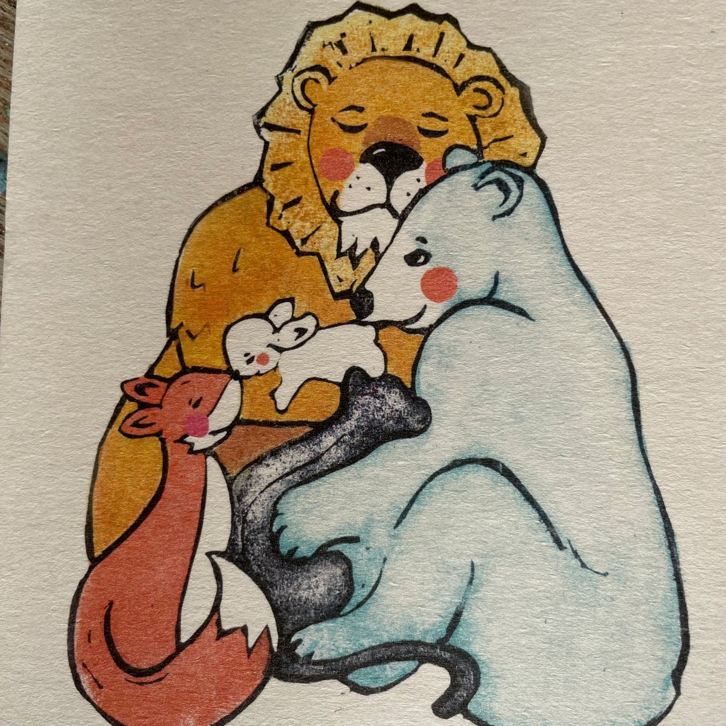 kuki Postkarte //  "Family"