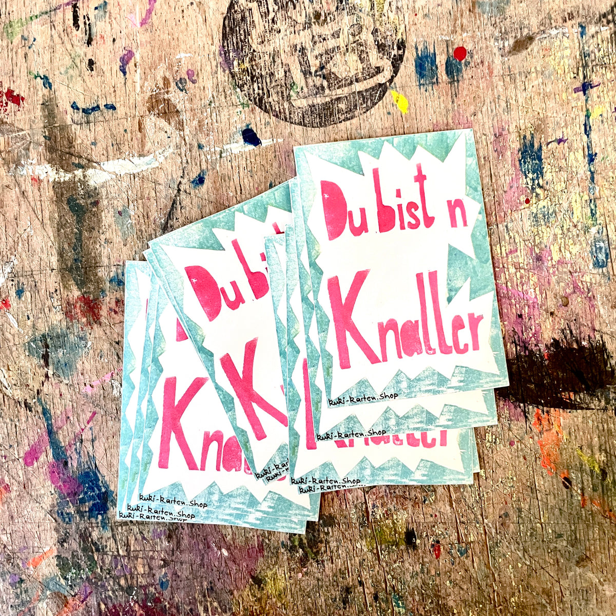 "Du bist ’n Knaller" kuki Sticker