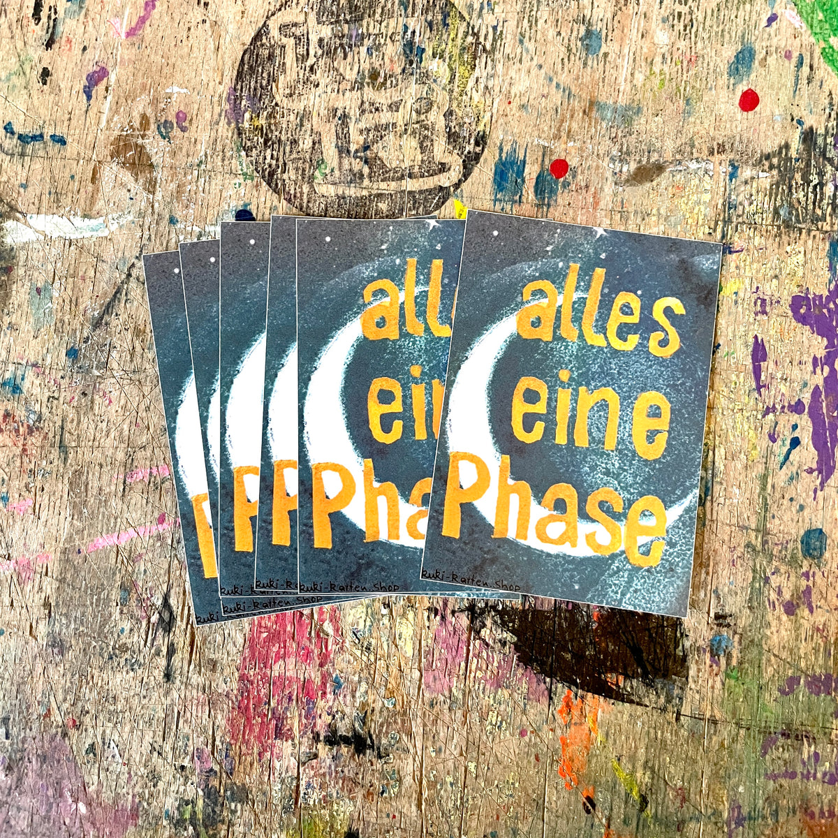 "Alles eine Phase" kuki Sticker