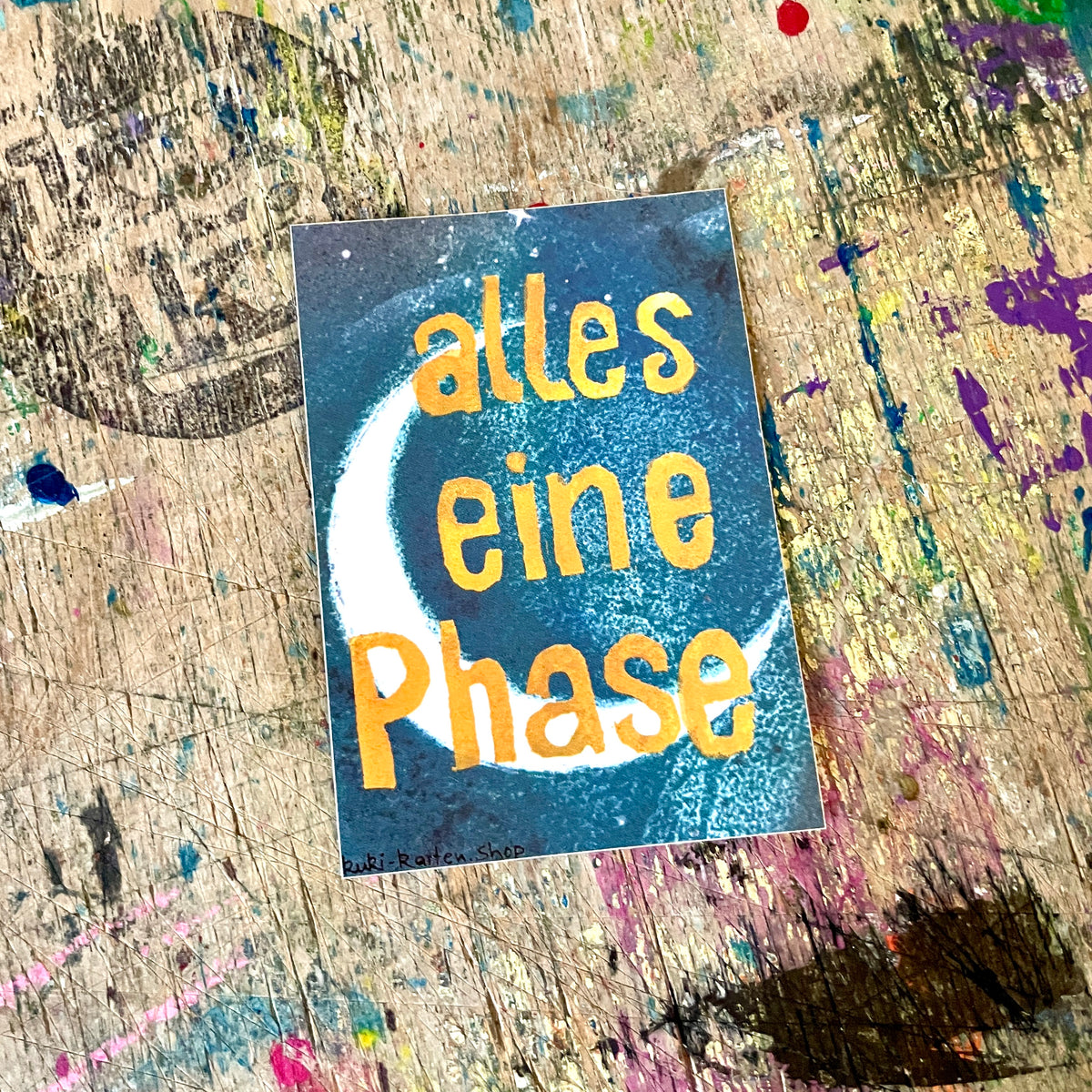 "Alles eine Phase" kuki Sticker