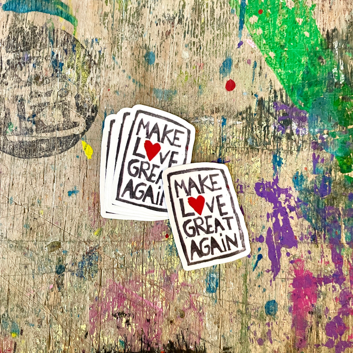 kuki Sticker,"Make Love Great Again."