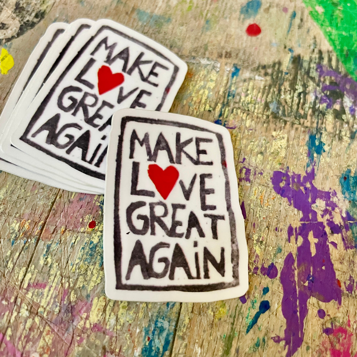 kuki Sticker,"Make Love Great Again."