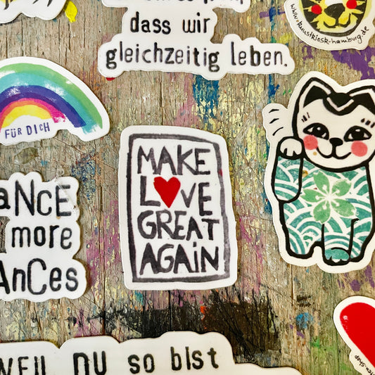 kuki Sticker,"Make Love Great Again."