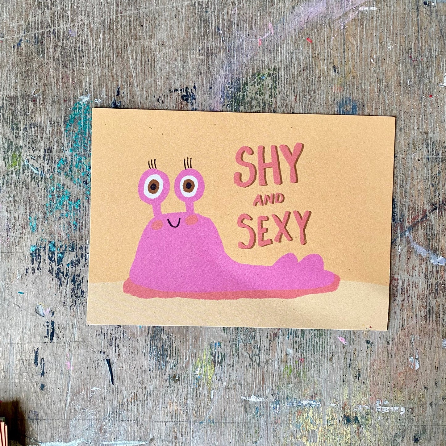 Postkarte Slinga // Shy and Sexy