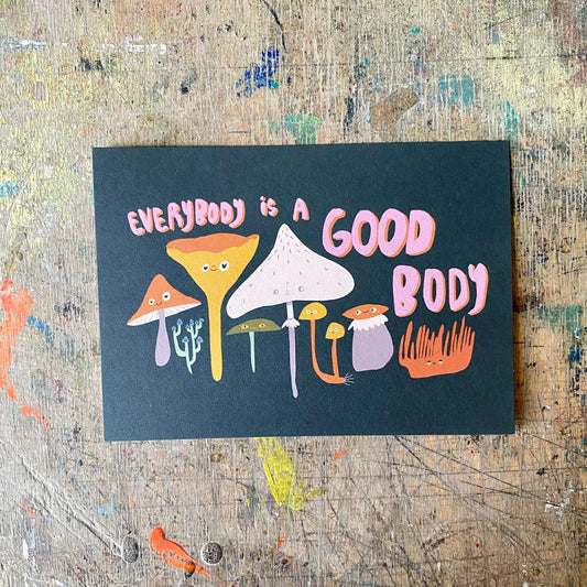Postkarte Slinga // Everybody is a Good Body