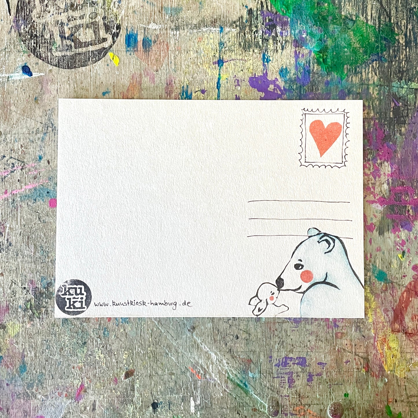 kuki Postkarte "Family"