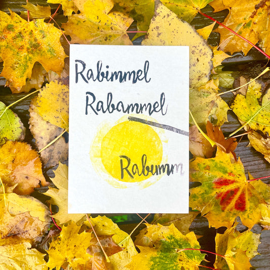 kuki Postkarte "Rabimmel Rabammel Rabumm"