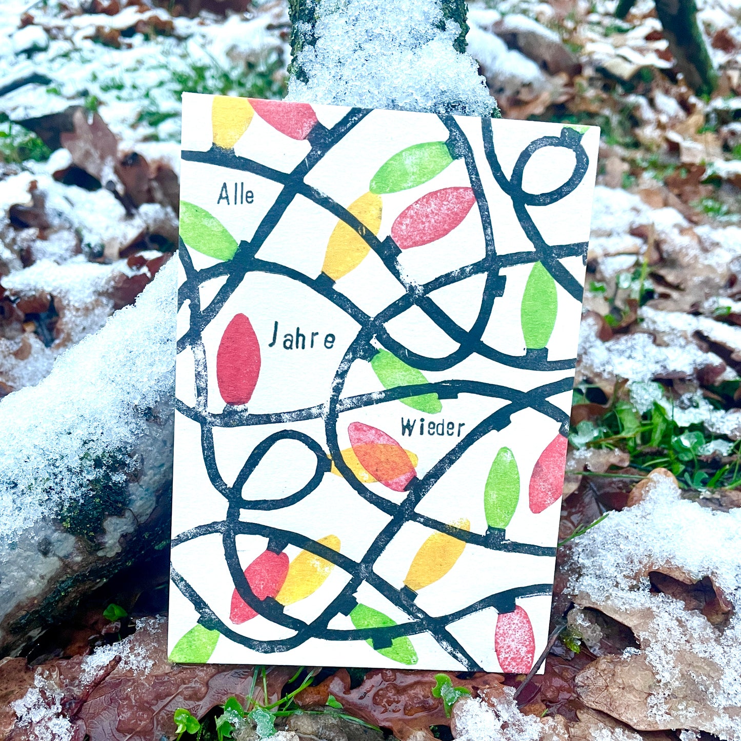 kuki Postkarte "Alle Jahre wieder"