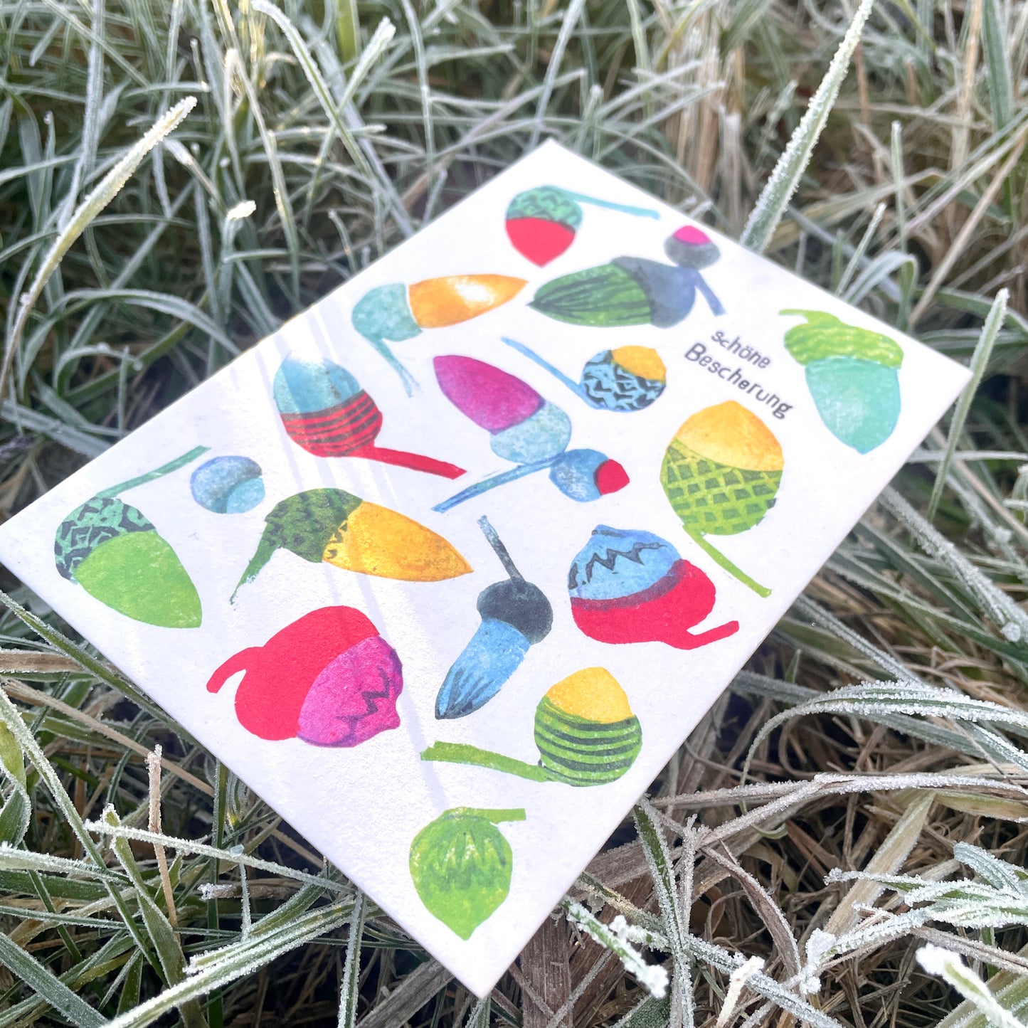 kuki schöne Bescherung“  Weihnachtspostkarte