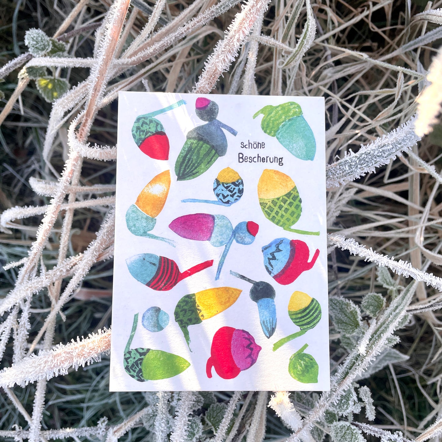 kuki schöne Bescherung“  Weihnachtspostkarte