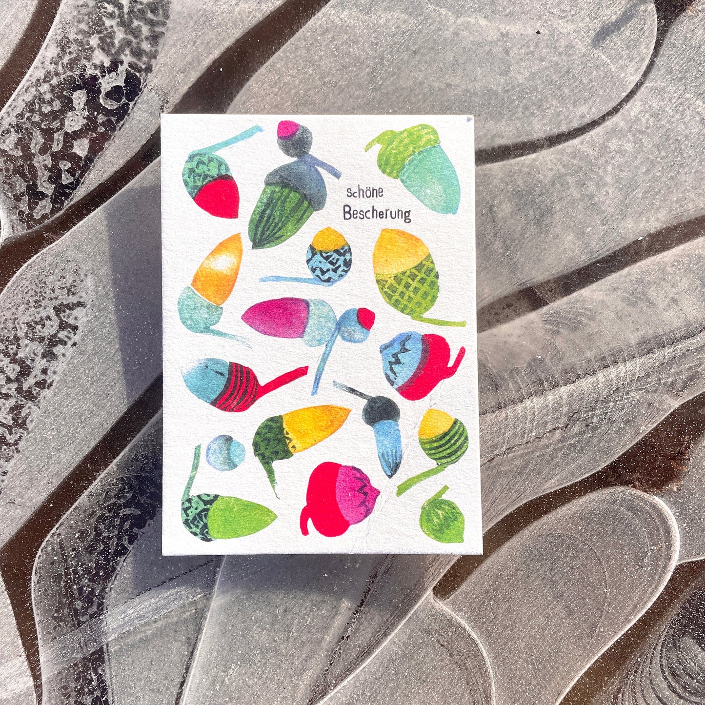 kuki schöne Bescherung“  Weihnachtspostkarte