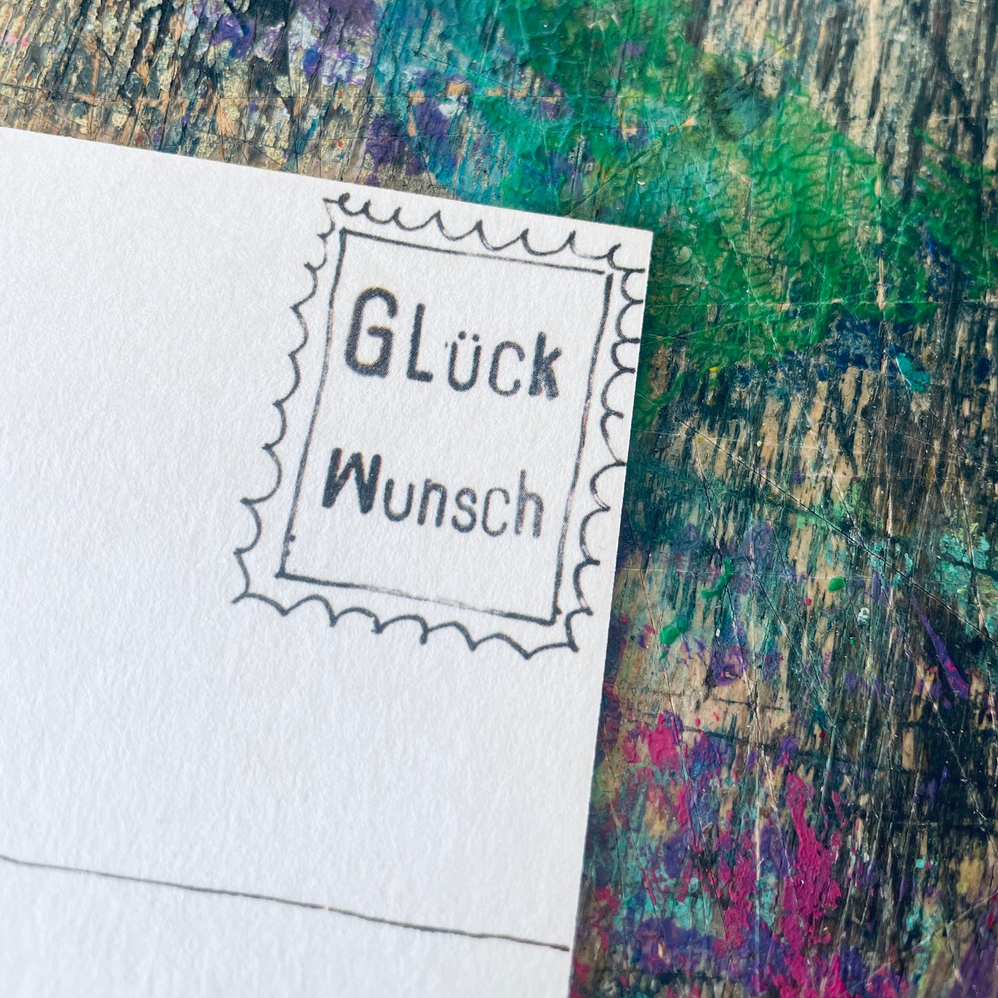 kuki Postkarte „Glückwunsch“ Mops