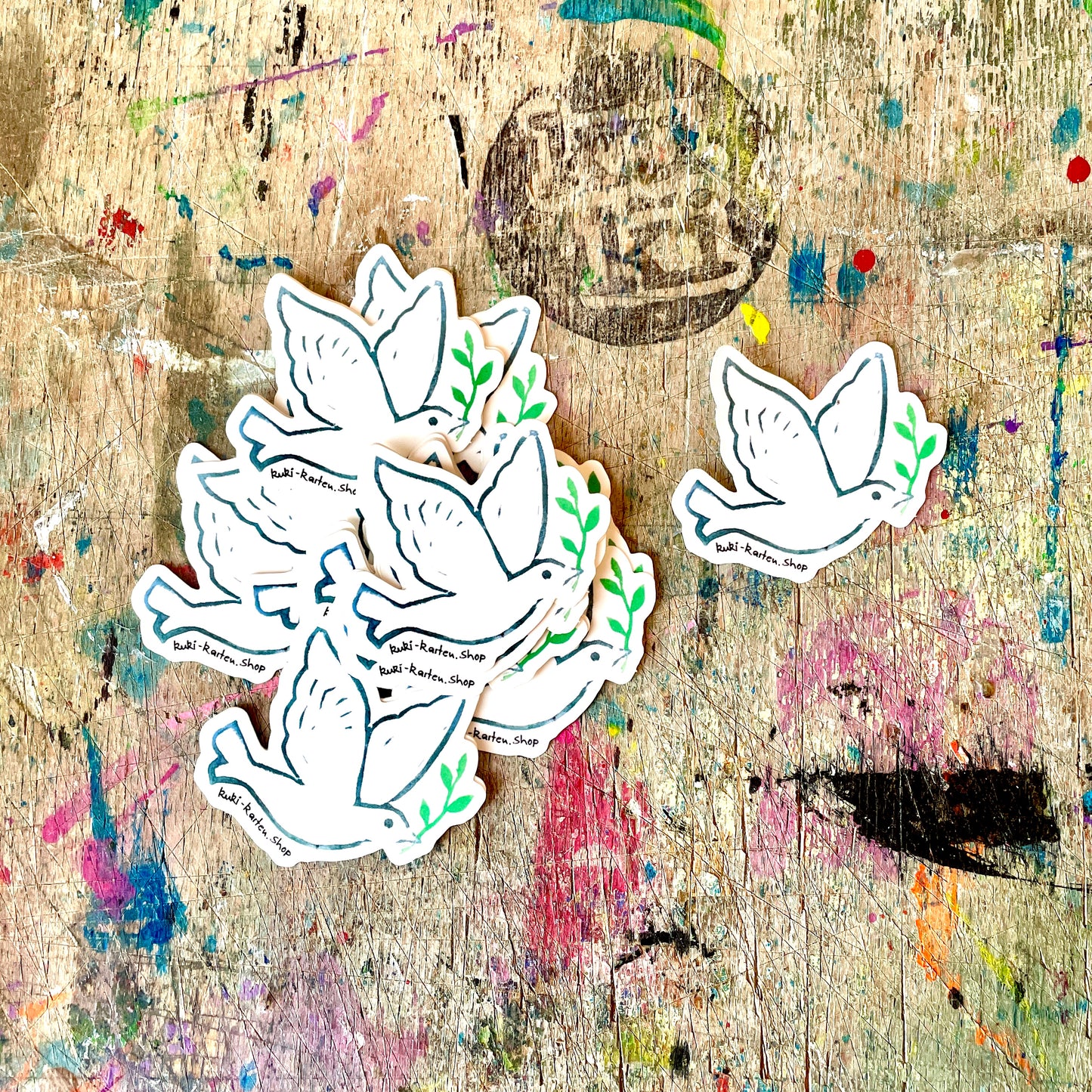 kuki Sticker, Friedenstaube