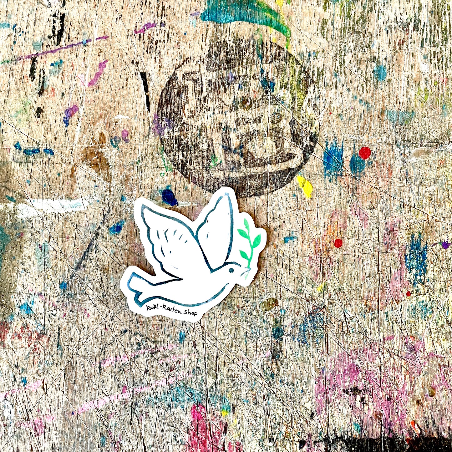 kuki Sticker, Friedenstaube