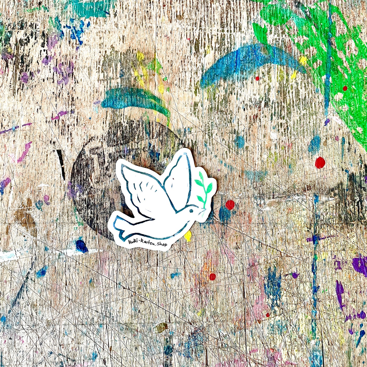 kuki Sticker, Friedenstaube