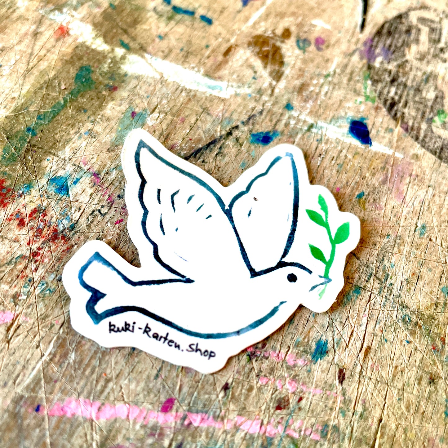 kuki Sticker, Friedenstaube