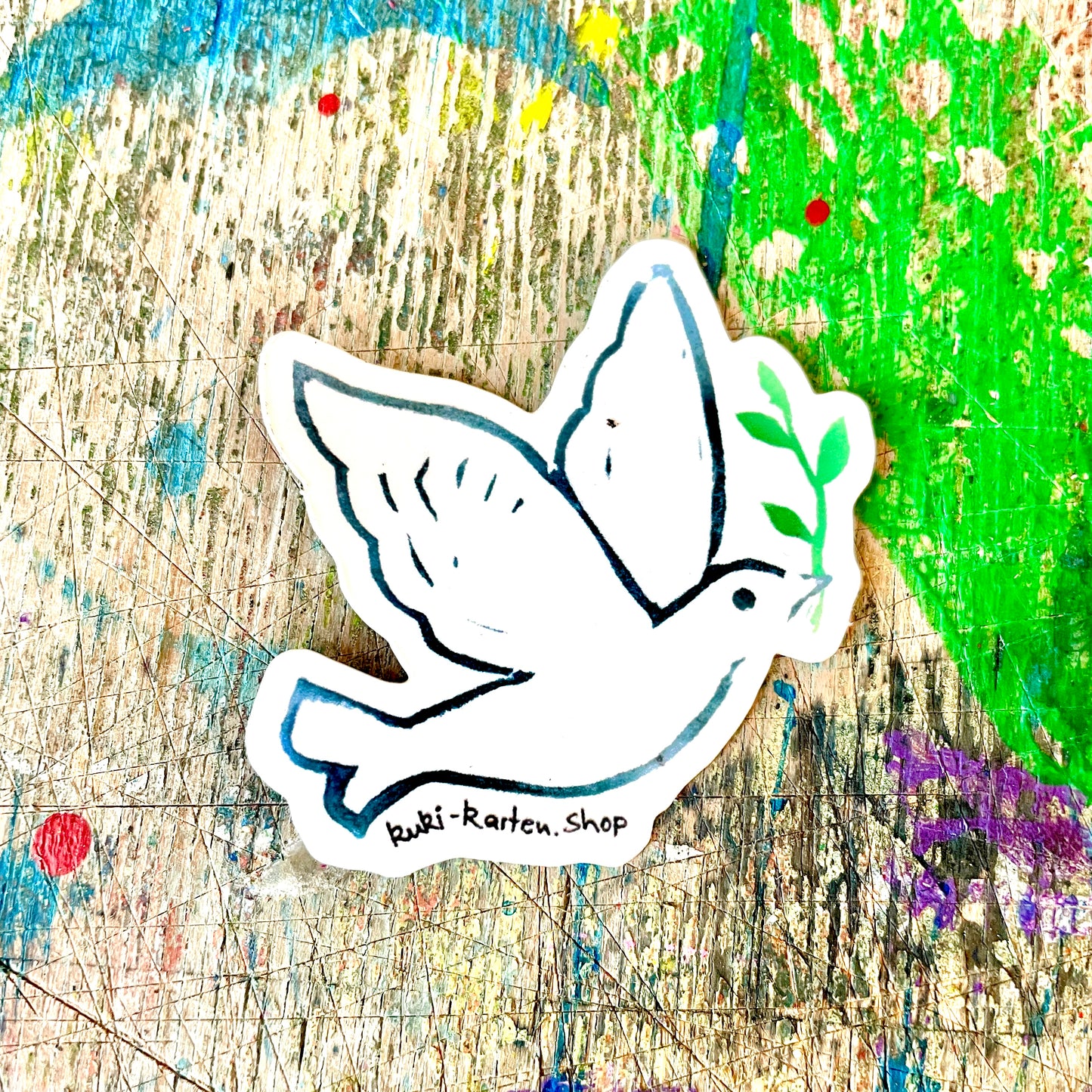 kuki Sticker, Friedenstaube
