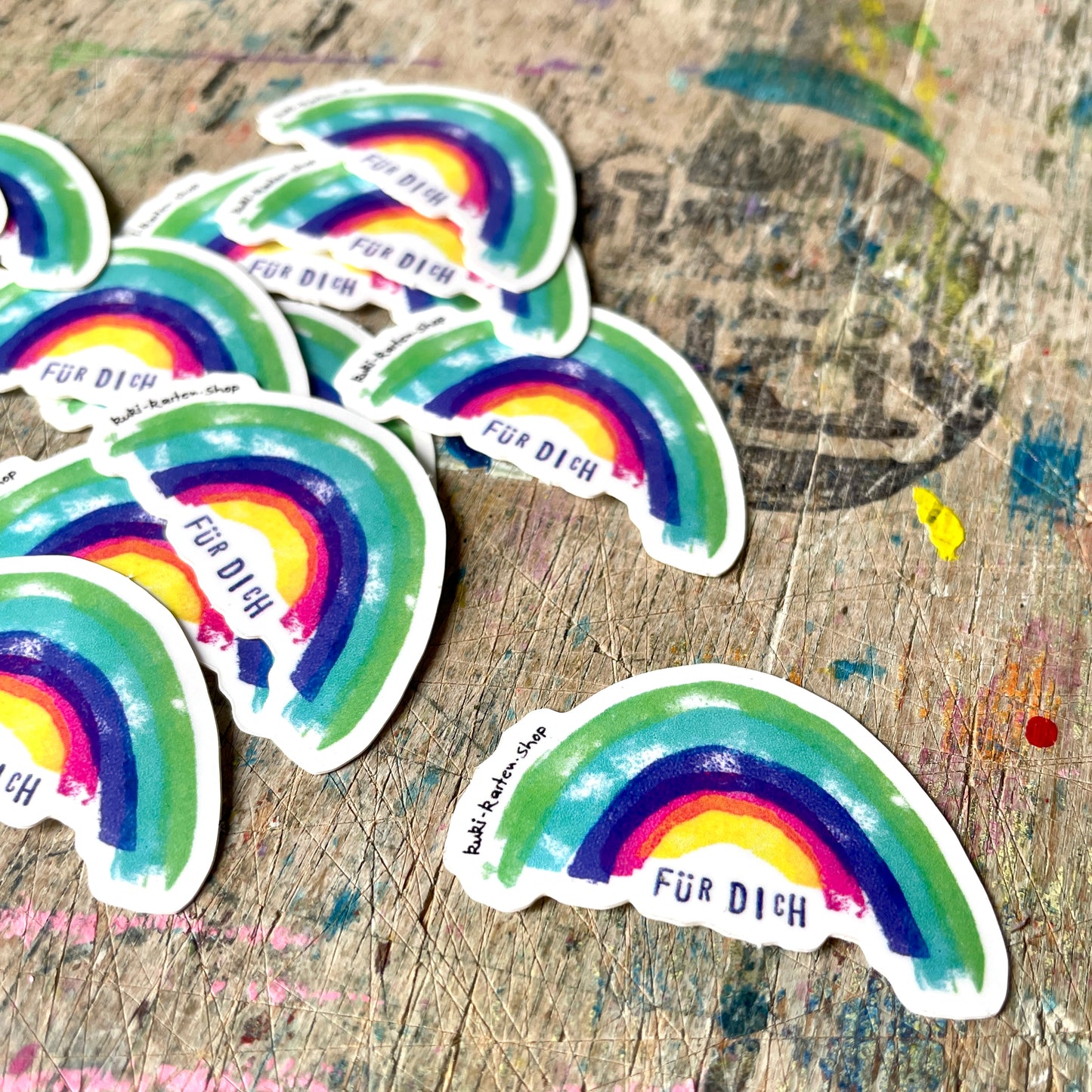 Regenbogen „ für Dich“  Sticker