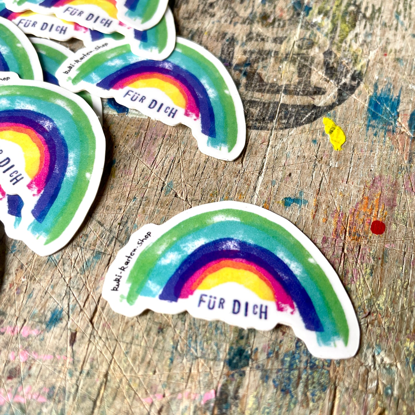 Regenbogen „ für Dich“  Sticker