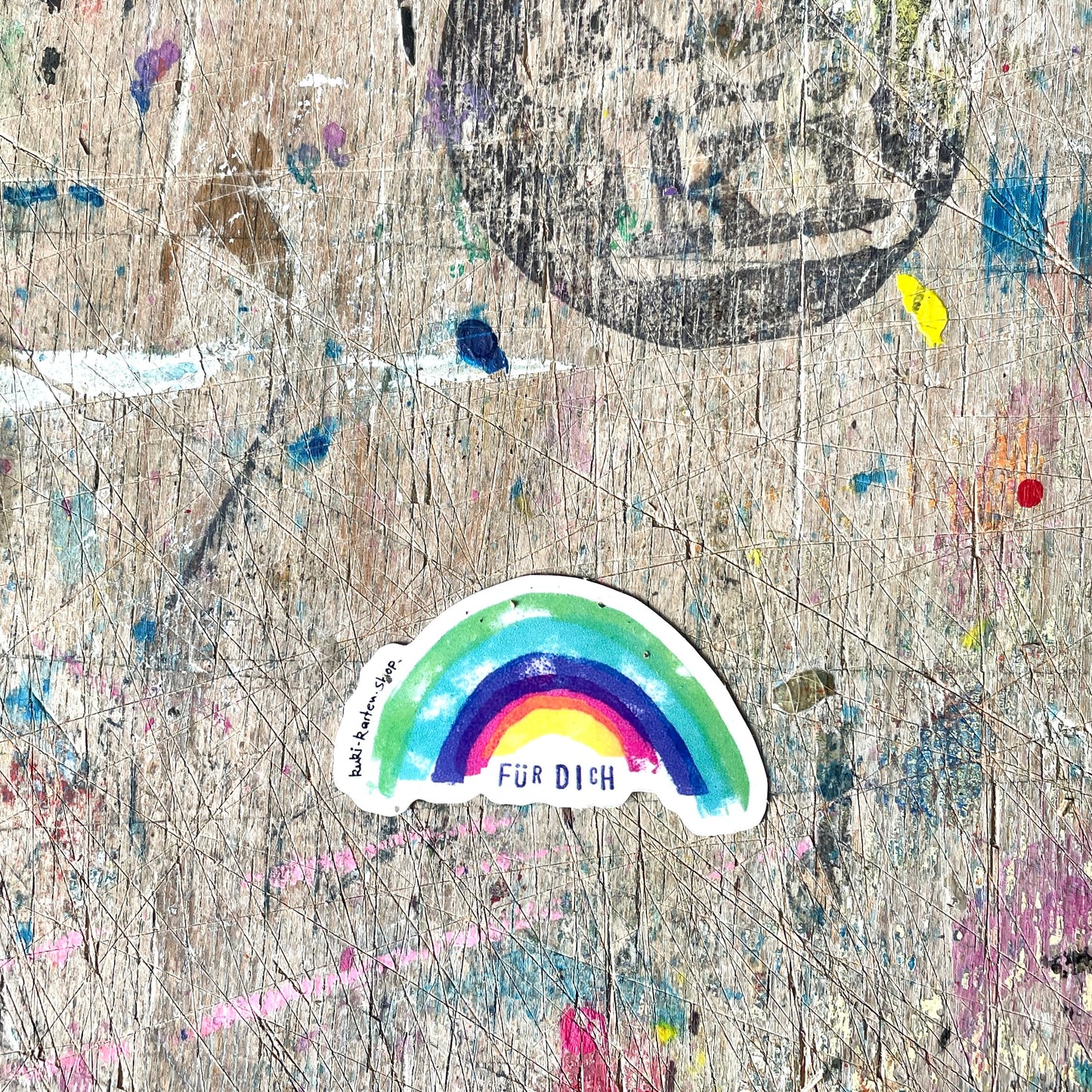 Regenbogen „ für Dich“  Sticker