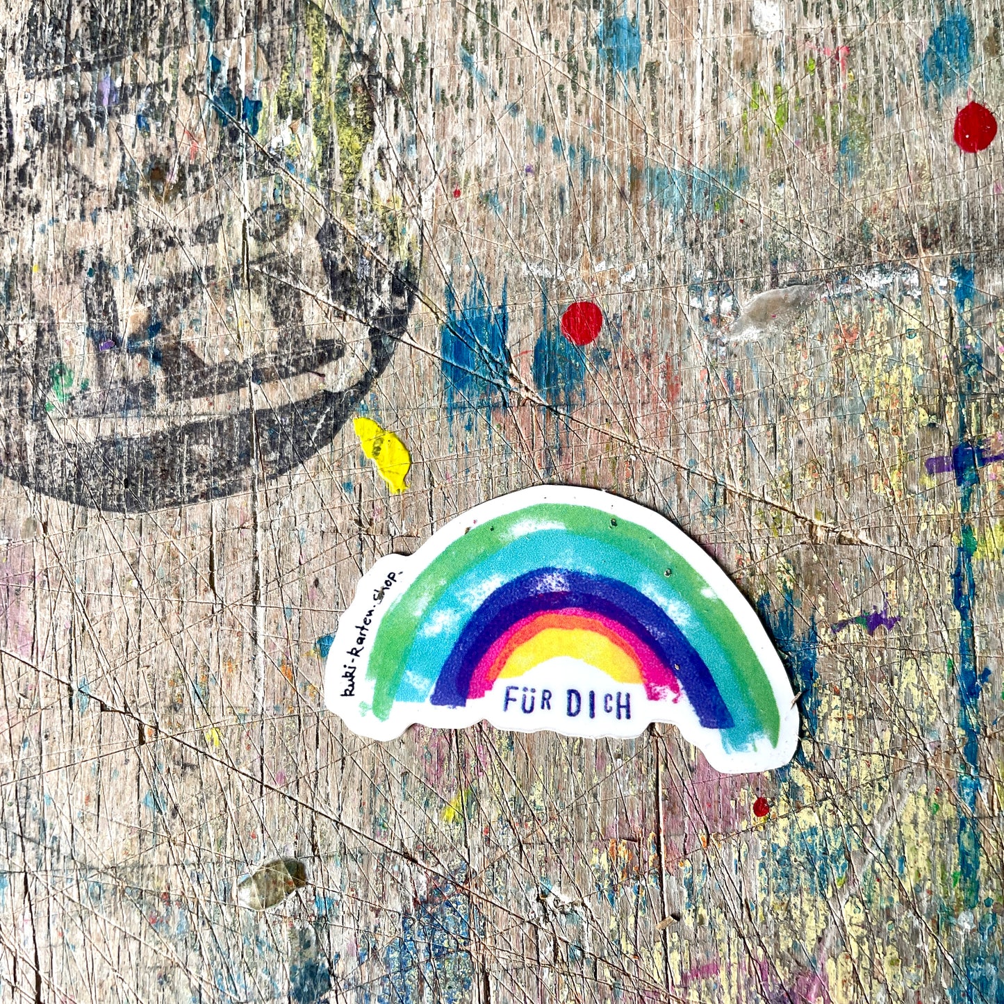Regenbogen „ für Dich“  Sticker