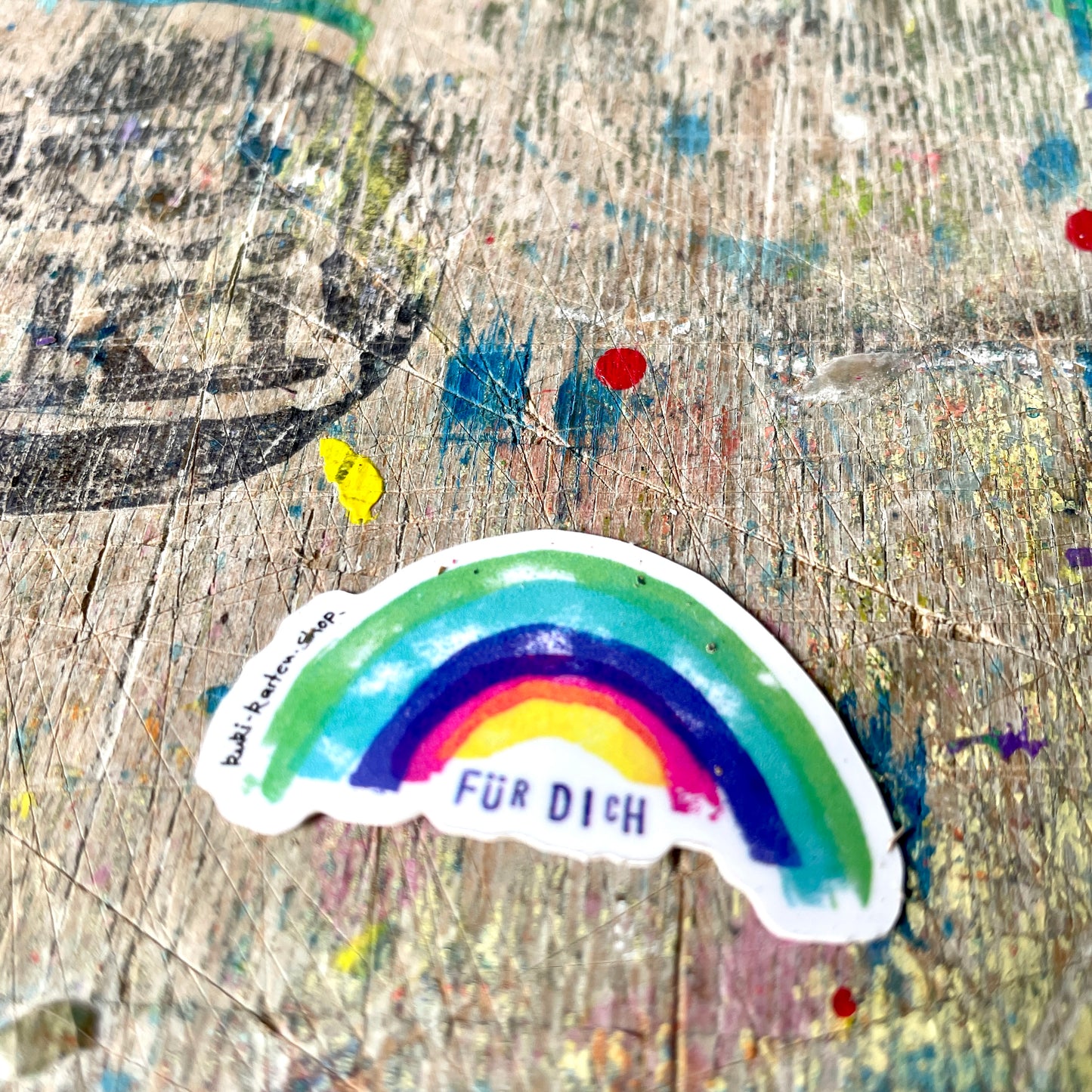 Regenbogen „ für Dich“  Sticker