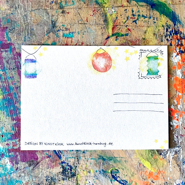 kuki Postkarte "Rabimmel Rabammel Rabumm"