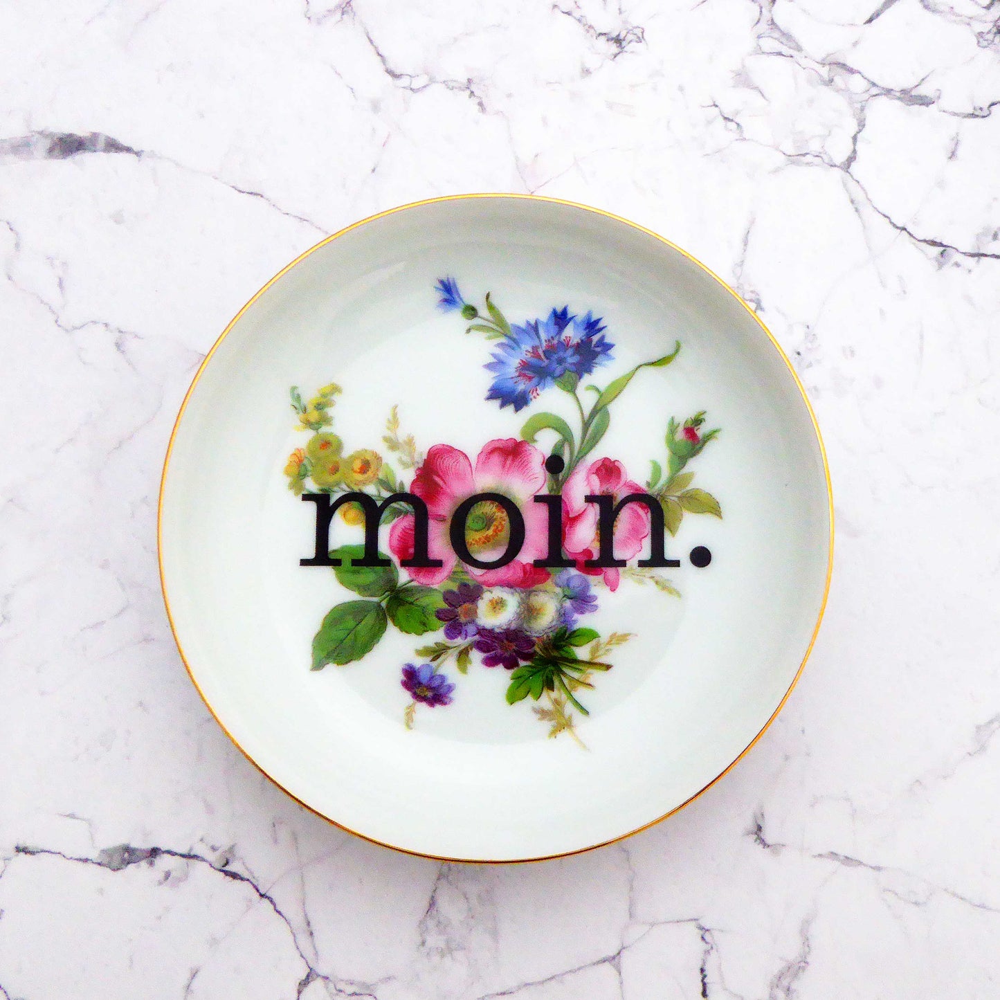 Wandteller „Moin“ // Mini von Herr Fuchs (10 cm)